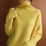Natalie Cozy Cable Knit Turtleneck Sweater