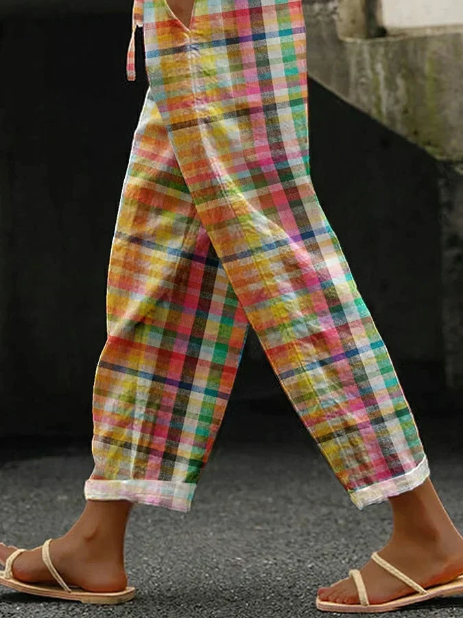 Valerie | Checkered Casual Pants