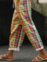 Valerie | Checkered Casual Pants