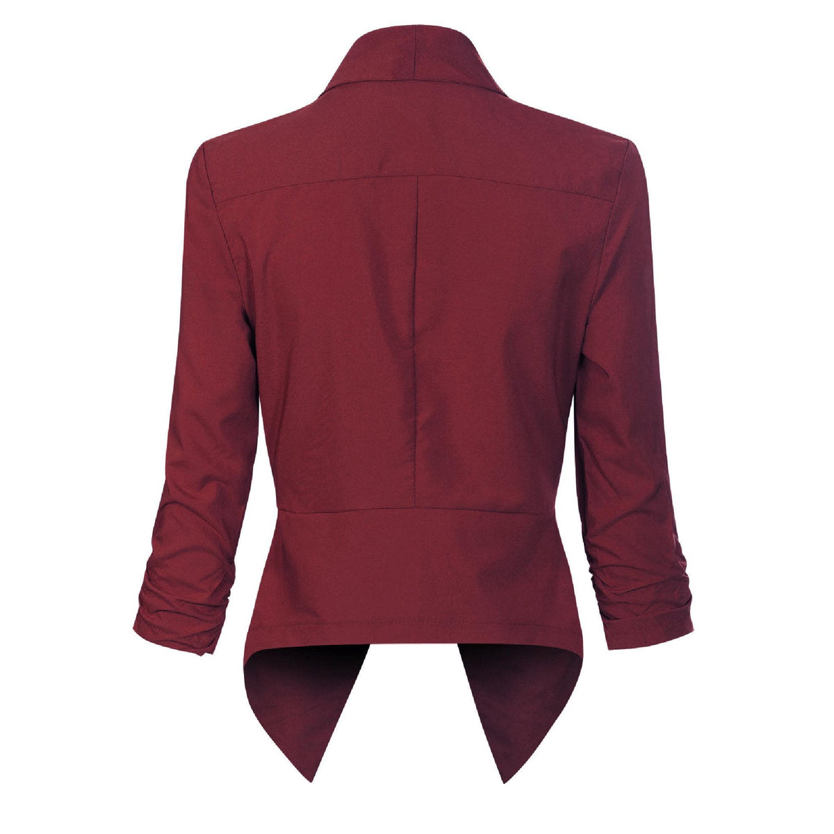 Susanne Open-Front Long-Sleeve Blazer