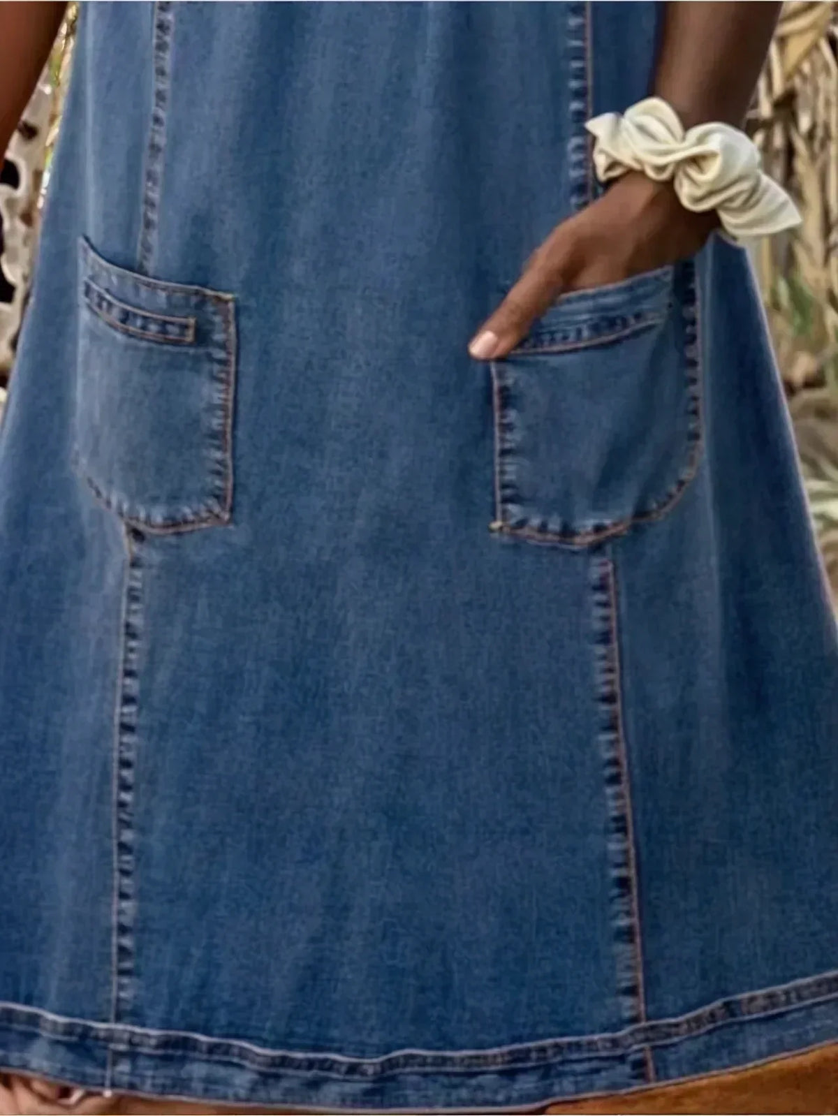 Nicole Casual Summer Dress with Pockets