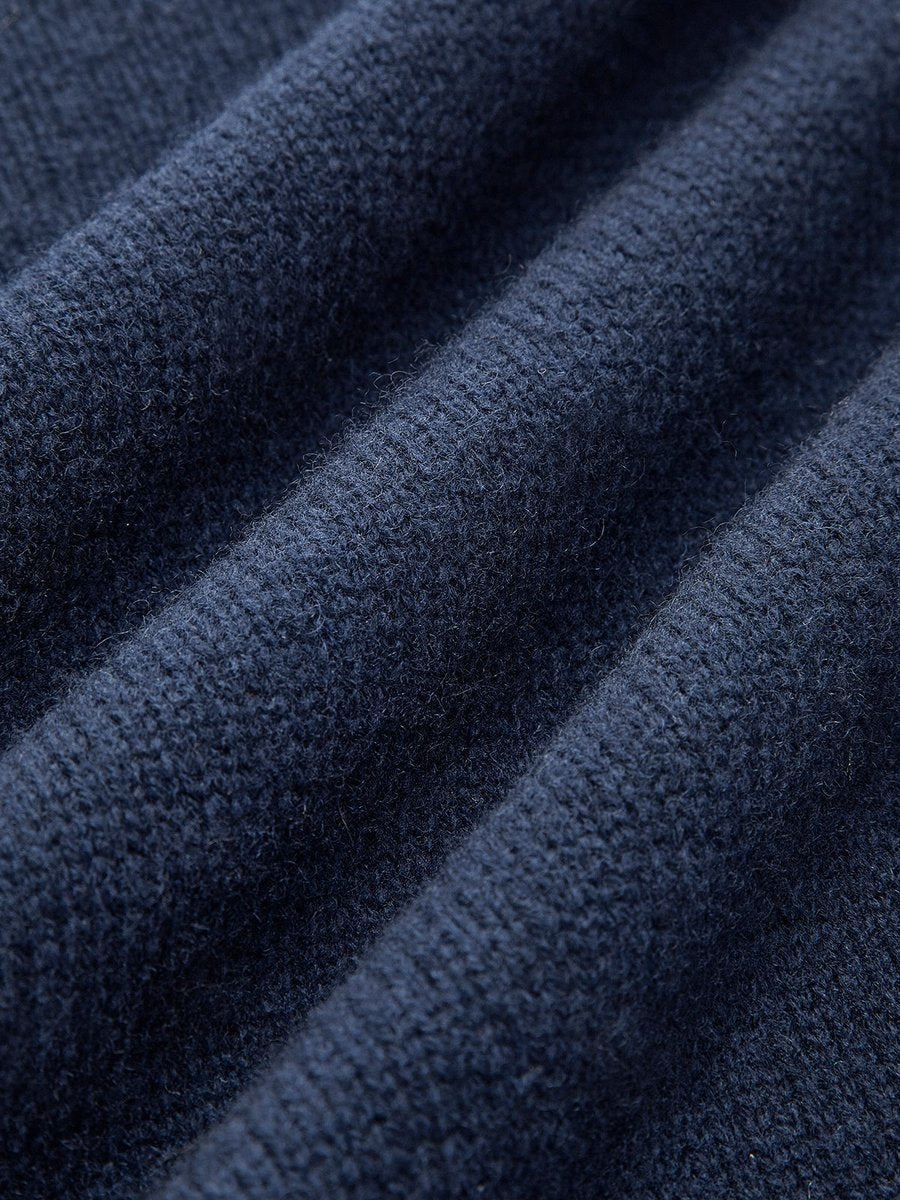 Amelie 2-in-1 Denim Collar Knit Sweater