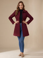 Marie A-Line Button Winter Coat