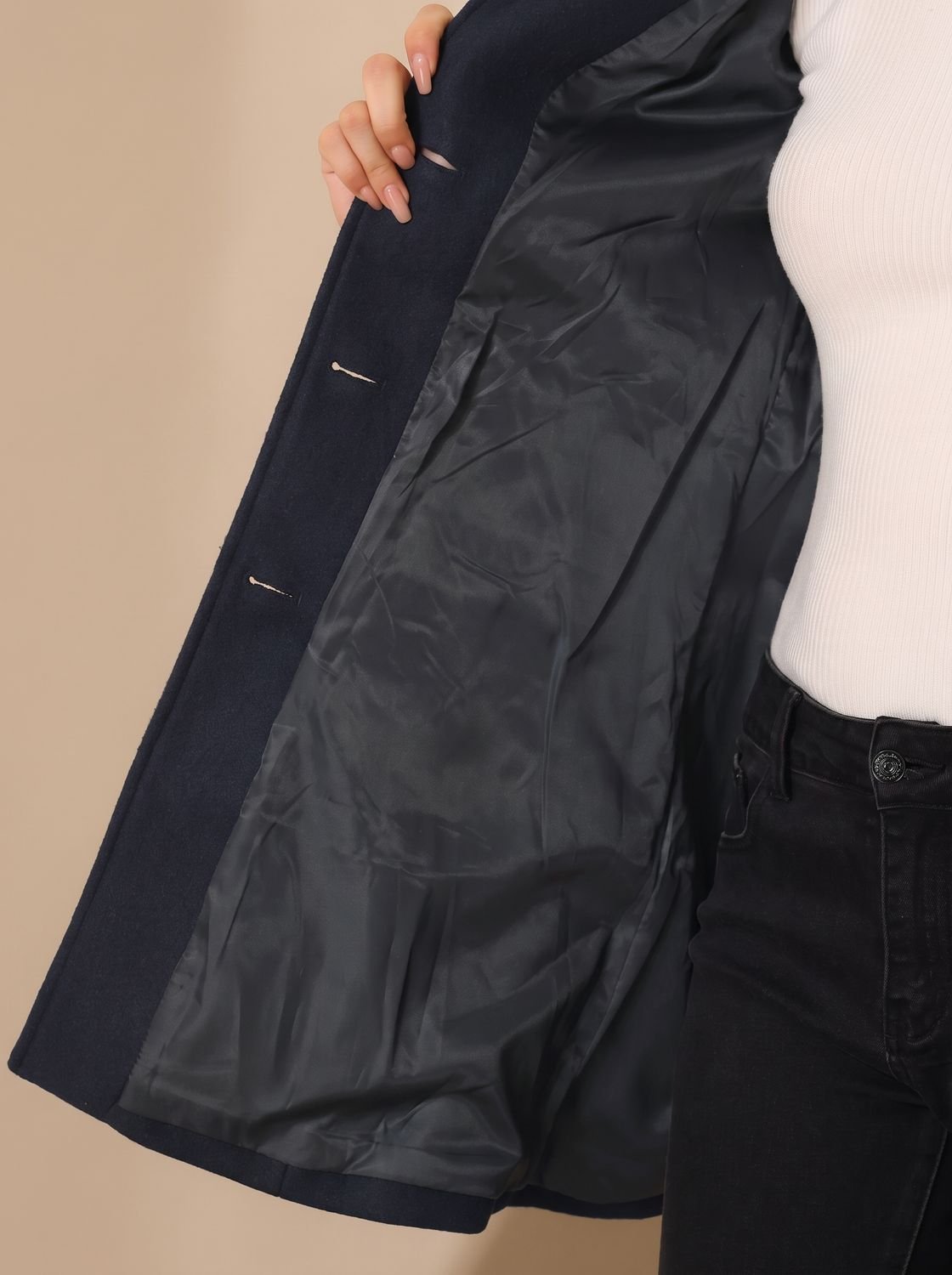 Marie A-Line Button Winter Coat