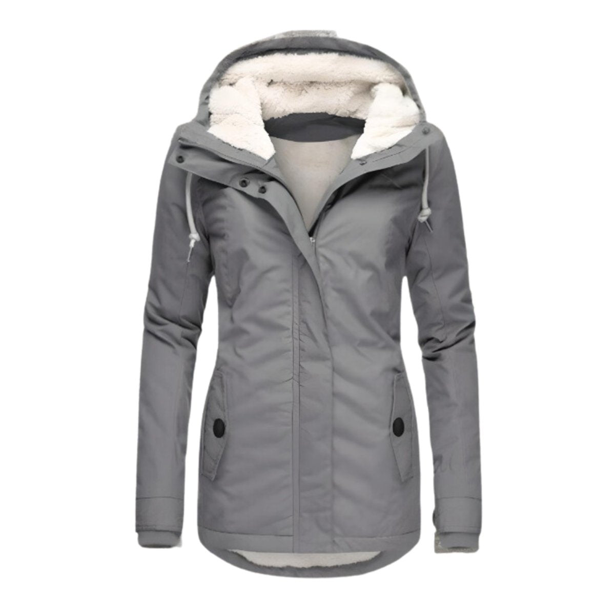 Annika Sherpa-Lined Hooded All-Weather Parka