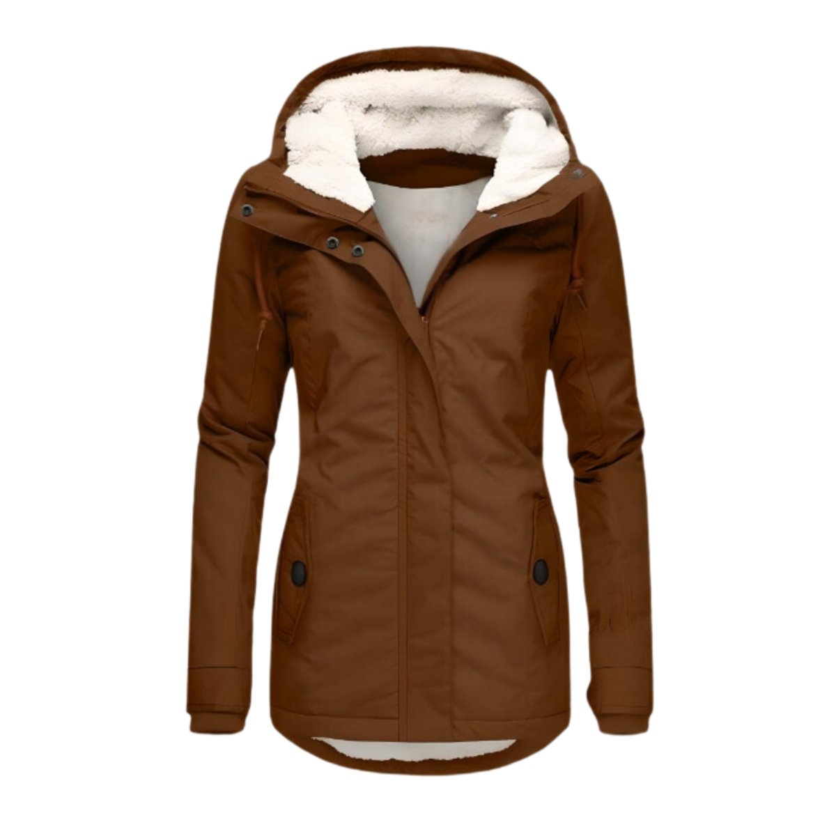 Annika Sherpa-Lined Hooded All-Weather Parka