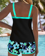 Amelie Tummy Control Floral Tankini Set