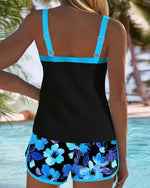Amelie Tummy Control Floral Tankini Set