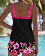 Amelie Tummy Control Floral Tankini Set