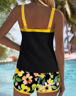 Amelie Tummy Control Floral Tankini Set