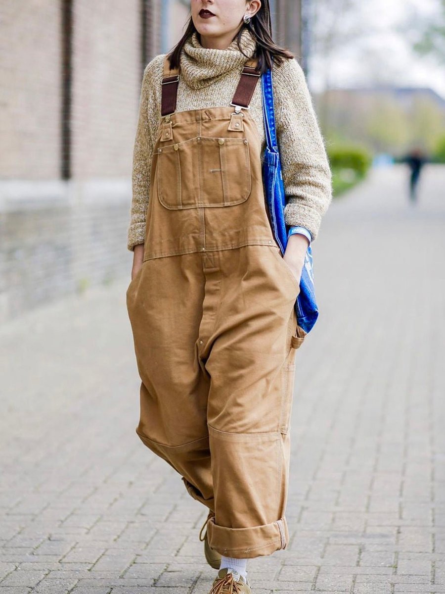 Sophie Cotton Overalls with Adjustable Straps