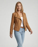 Nora Faux Suede Biker Jacket