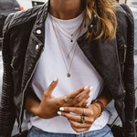 Katharina Tailored Genuine Leather Zip Biker Jacket