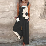 Nora Floral Print Wide-Leg Overalls