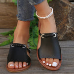Greta Braided Boho Flat Sandals