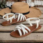 Marlene Boho Gladiator Crossover Sandals