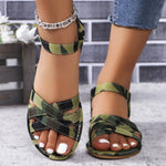 Marlene Boho Gladiator Crossover Sandals