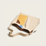 Emilia Color-Block Canvas Tote Bag