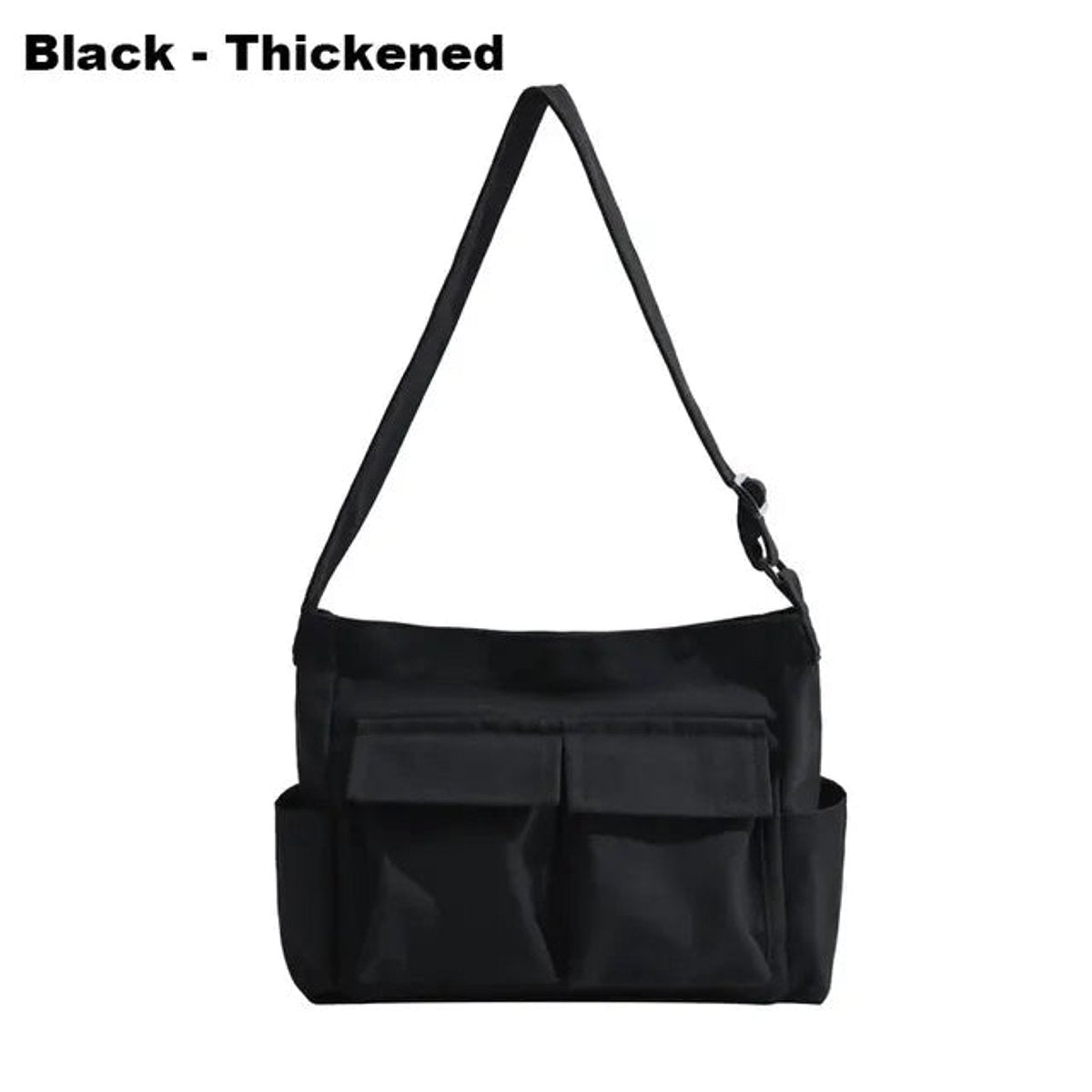 Marie Vintage Canvas Tote Bag with Side Pockets