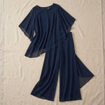 Annika Chiffon Layered Top and Trouser Set