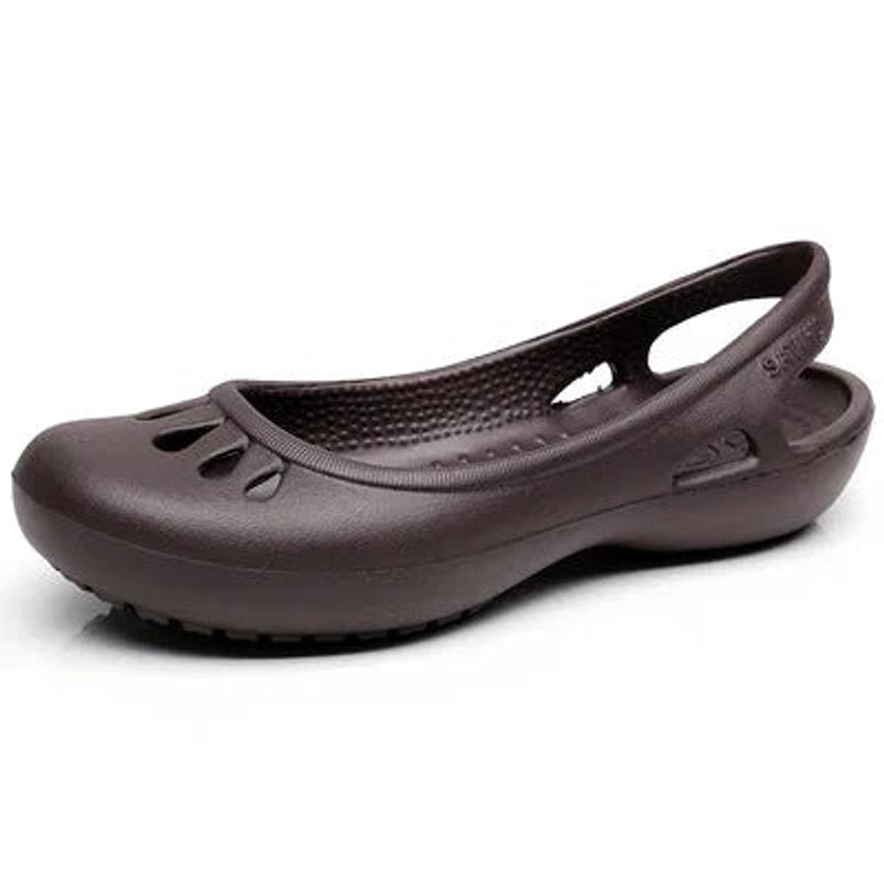 Elisabeth Lightweight Jelly Cut-Out Slingback Flats