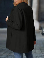 Marie Stand Collar Fitted Blazer Coat
