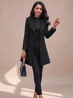 Hannah Tailored Trench Coat with Lapel Collar