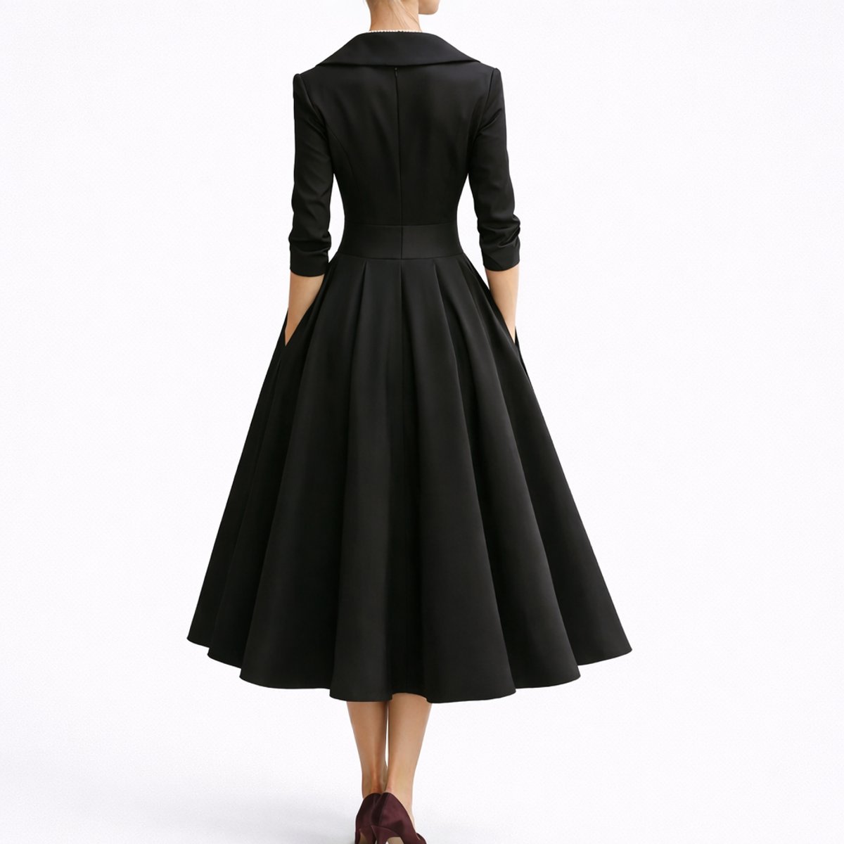 Leonie A-Line Midi Wedding Guest Dress