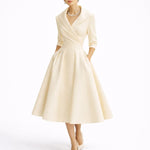 Leonie A-Line Midi Wedding Guest Dress