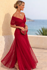 Clara Chiffon V-Neck Maxi Cocktail Dress