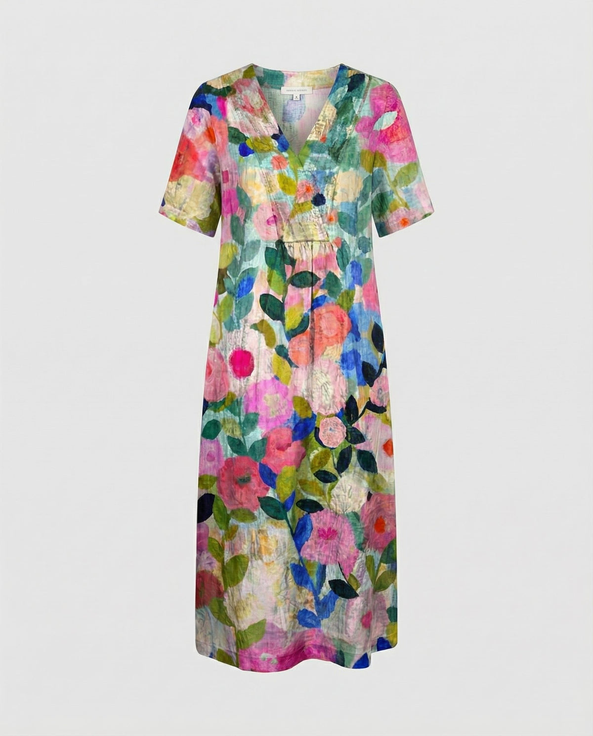 Hannah Relaxed Linen Midi Dress