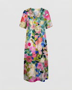 Hannah Relaxed Linen Midi Dress
