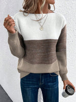 Frieda Color-Block Relaxed-Fit Sweater