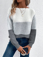 Frieda Color-Block Relaxed-Fit Sweater