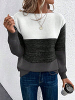Frieda Color-Block Relaxed-Fit Sweater