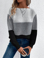 Frieda Color-Block Relaxed-Fit Sweater
