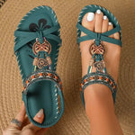 Amelie Beaded Boho Strap Sandals