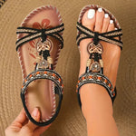 Amelie Beaded Boho Strap Sandals