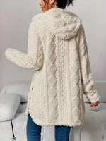 Annika Fluffy Hooded Cardigan