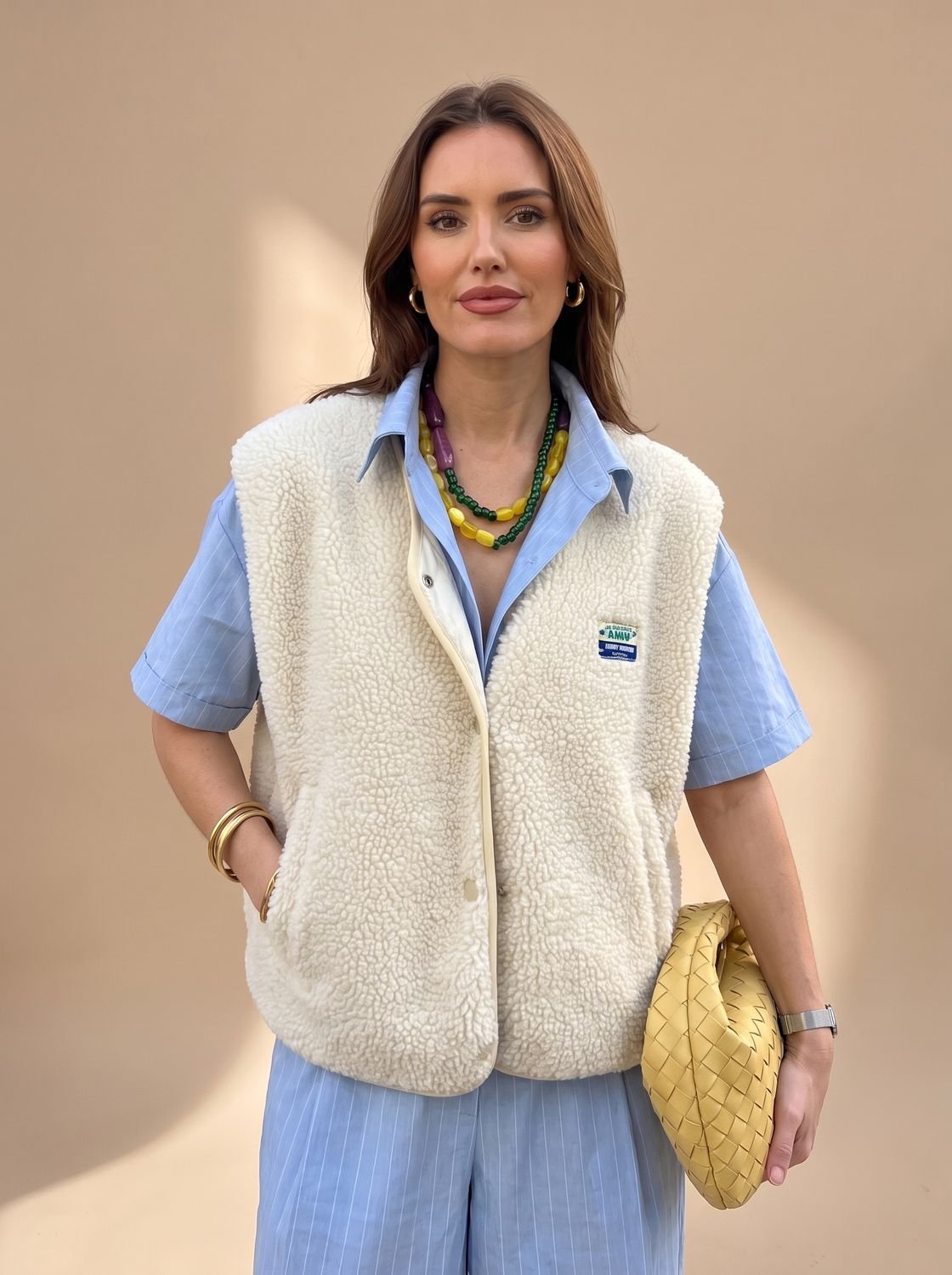 Clara Sleeveless Fleece Vest