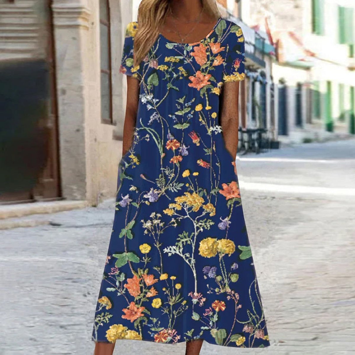 Leonie Floral Midi Summer Dress