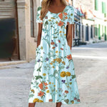 Leonie Floral Midi Summer Dress