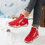 Frieda Lined Winter Ankle Boots with Side Zip