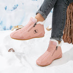 Frieda Lined Winter Ankle Boots with Side Zip