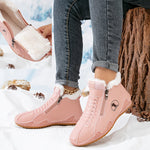 Frieda Lined Winter Ankle Boots with Side Zip
