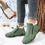 Frieda Lined Winter Ankle Boots with Side Zip