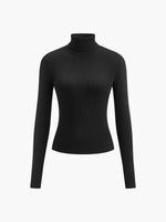 Marie Ribbed Turtleneck Sweater