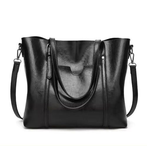 Katharina Roomy Faux Leather Shoulder Tote