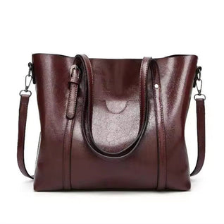 Katharina Roomy Faux Leather Shoulder Tote