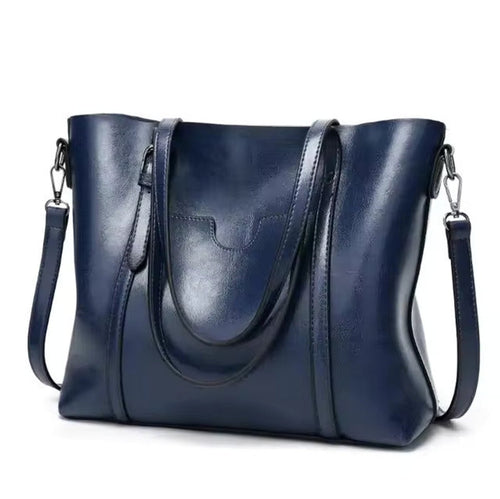 Katharina Roomy Faux Leather Shoulder Tote
